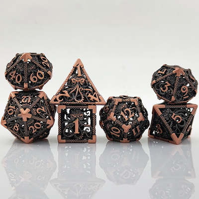 Octopus Hollow Metal Multi-Face Dice Set Budemen Dungeon And Dragon DND