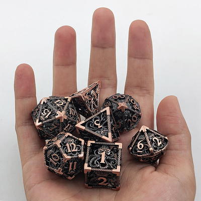 Octopus Hollow Metal Multi-Face Dice Set Budemen Dungeon And Dragon DND