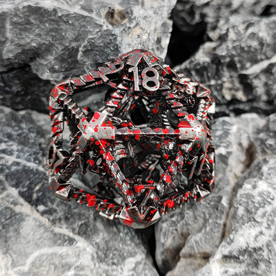 D20 DND poliedrico su larga scala Dungeons and Dragons