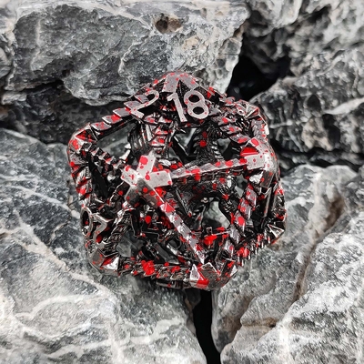 D20 DND poliedrico su larga scala Dungeons and Dragons