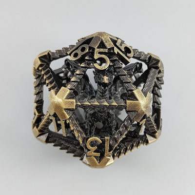 D20 DND poliedrico su larga scala Dungeons and Dragons