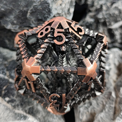 D20 DND poliedrico su larga scala Dungeons and Dragons