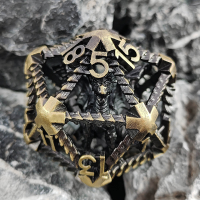 D20 DND poliedrico su larga scala Dungeons and Dragons