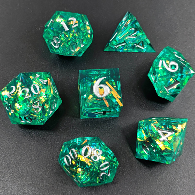 Striscia colorata multi-faccettata Resina Dici Portale Dungeon And Dragon DND#COC