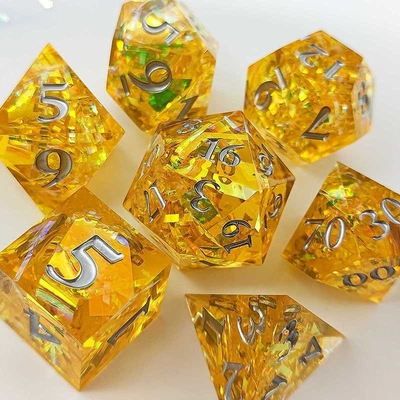 Striscia colorata multi-faccettata Resina Dici Portale Dungeon And Dragon DND#COC
