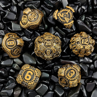 Metal Gear Dice Set DND Dungeons And Dragons TRPG Tavola D6 a dadi poliedrici