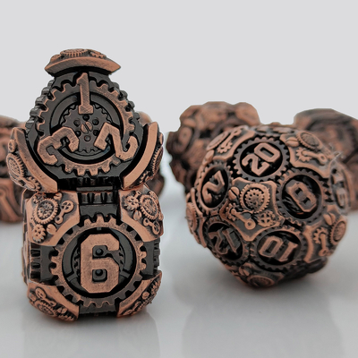 Metal Gear Dice Set DND Dungeons And Dragons TRPG Tavola D6 a dadi poliedrici