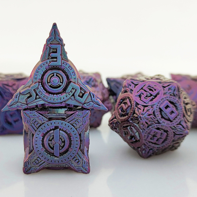 Metal Metropolitan Zinc Dice Torre Eiffel Chiama Kisulu DND#RPG Fatto a mano