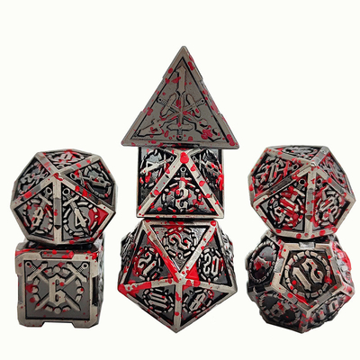Spada Metal RPG Dati Mani lucidati Cruzu Dungeon E Lungo DND#