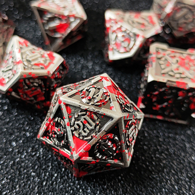 Spada Metal RPG Dati Mani lucidati Cruzu Dungeon E Lungo DND#