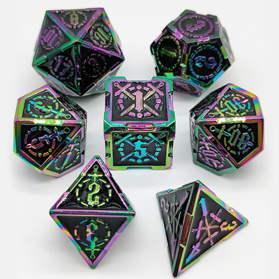 Spada Metal RPG Dati Mani lucidati Cruzu Dungeon E Lungo DND#