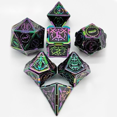Spada Metal RPG Dati Mani lucidati Cruzu Dungeon E Lungo DND#