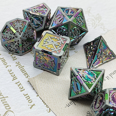 Spada Metal RPG Dati Mani lucidati Cruzu Dungeon E Lungo DND#