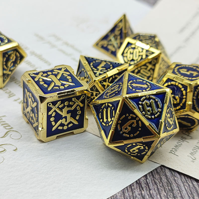 Spada Metal RPG Dati Mani lucidati Cruzu Dungeon E Lungo DND#