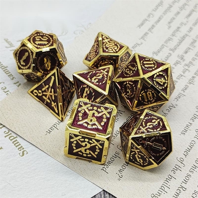 Spada Metal RPG Dati Mani lucidati Cruzu Dungeon E Lungo DND#