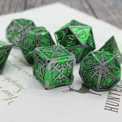 Spada Metal RPG Dati Mani lucidati Cruzu Dungeon E Lungo DND#