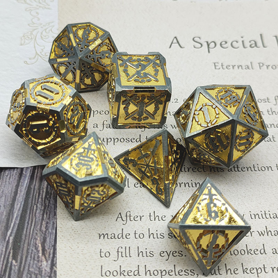 Spada Metal RPG Dati Mani lucidati Cruzu Dungeon E Lungo DND#