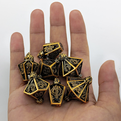 Bird Cage Hollow Multi Face Metal Dice Of Bade Gate Dungeon E DND#RPG