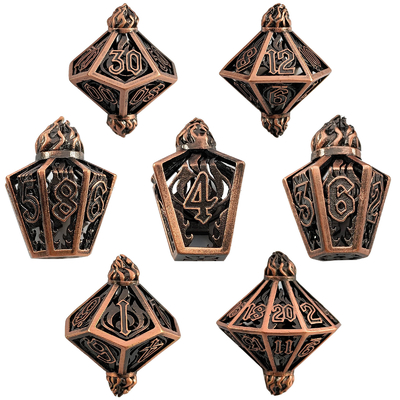 Bird Cage Hollow Multi Face Metal Dice Of Bade Gate Dungeon E DND#RPG