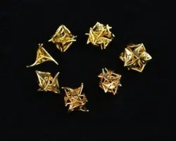 Geely fiore vuoto metallo dadi set RPG drago e dungeon DND