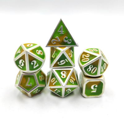 DND RPG Mini Metal Dice Running Group Game Per giochi da tavolo Multi -Face
