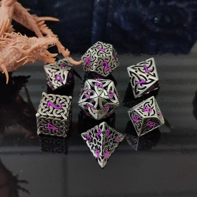 Intertwined Hollow DND RPG Metal Dice Dragon e Underground City Board Game