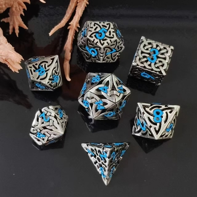 Intertwined Hollow DND RPG Metal Dice Dragon e Underground City Board Game