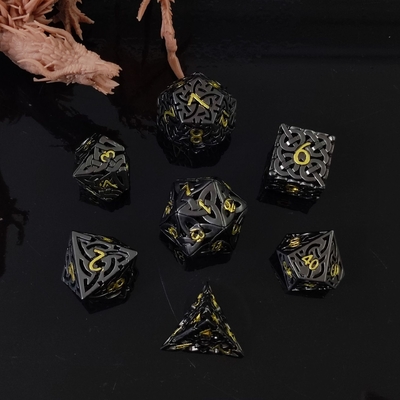 Intertwined Hollow DND RPG Metal Dice Dragon e Underground City Board Game