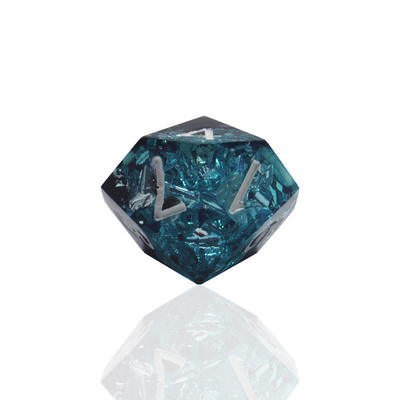Blu Nero Resina Materiale Dici Set Dragone E Dungeon poliedrico