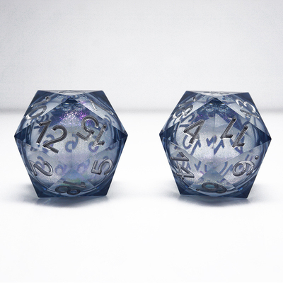Un dado di sabbia di resina a flusso liquido # Dnd#Rpg#Coc