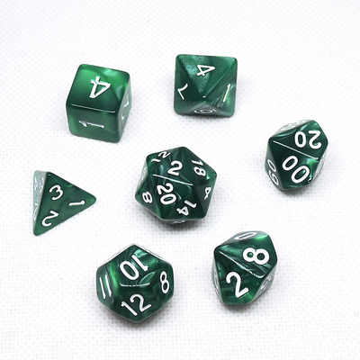 Set di dadi in resina a colori diversi#Rpg#Dnd#Coc Marmo Modello Preminum e lusso