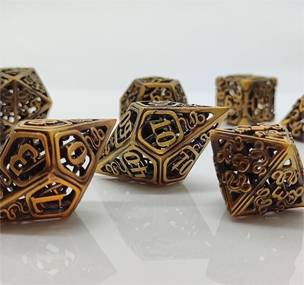Chongtian Snake Set di dadi di metallo cavo Multi-faccettato #Dnd#Rpg#Coc
