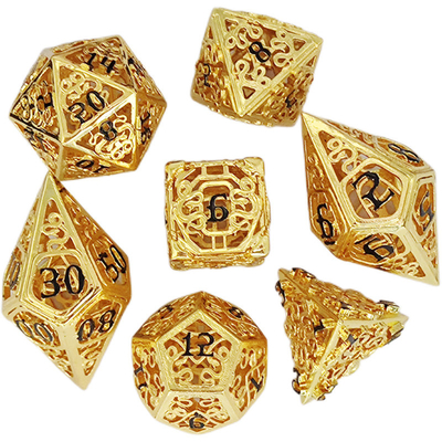 Chongtian Snake Set di dadi di metallo cavo Multi-faccettato #Dnd#Rpg#Coc