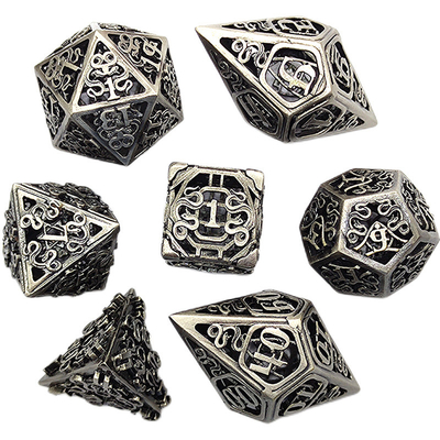 Chongtian Snake Set di dadi di metallo cavo Multi-faccettato #Dnd#Rpg#Coc