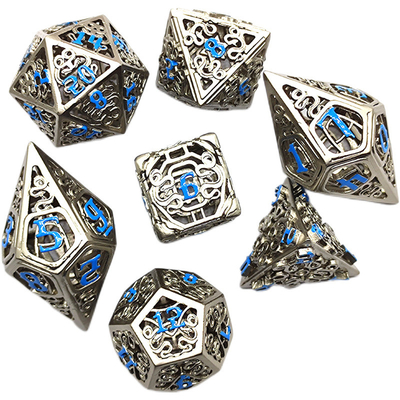 Chongtian Snake Set di dadi di metallo cavo Multi-faccettato #Dnd#Rpg#Coc