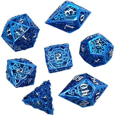 Chongtian Snake Set di dadi di metallo cavo Multi-faccettato #Dnd#Rpg#Coc