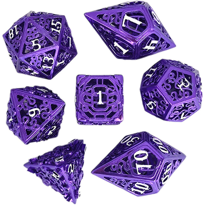 Chongtian Snake Set di dadi di metallo cavo Multi-faccettato #Dnd#Rpg#Coc