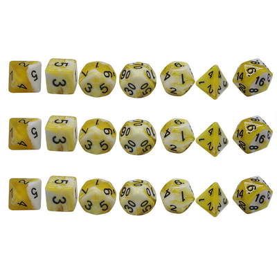 Blu Marmo Resina Naturale RPG Dati Personaggio Giochi fatti a mano