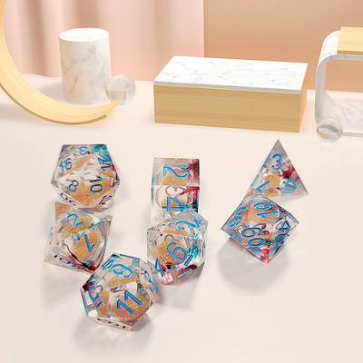 Resina multi-noodle gioco da tavolo a dadi set dnd dadi
