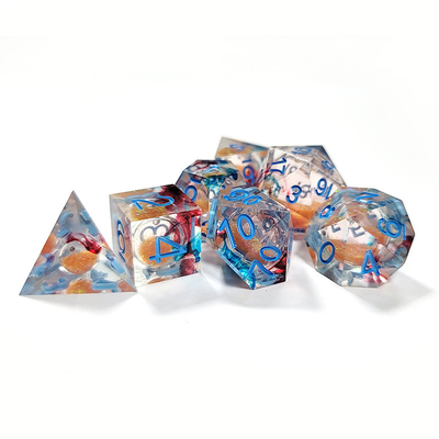 Resina multi-noodle gioco da tavolo a dadi set dnd dadi