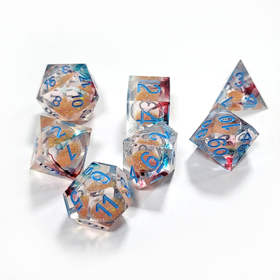Resina multi-noodle gioco da tavolo a dadi set dnd dadi