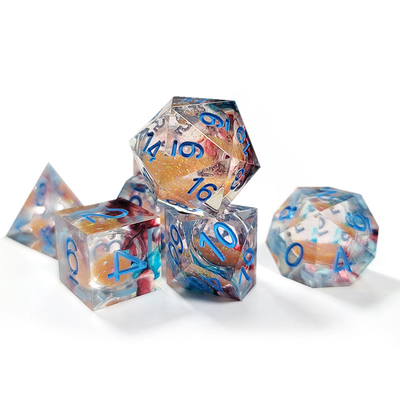 Resina multi-noodle gioco da tavolo a dadi set dnd dadi