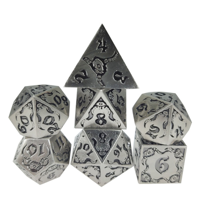 Devil's Eye gioco di ruolo a dadi multiforme in metallo TRPG COC DND