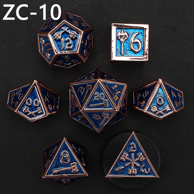Set di dadi poliedrici personalizzabili gioco di ruolo gioco di dadi RPG Dungeon and Dragon gioco da tavolo