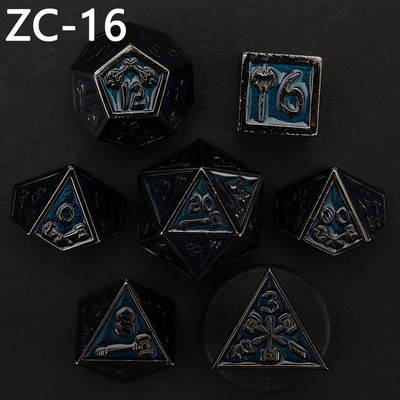 Set di dadi poliedrici personalizzabili gioco di ruolo gioco di dadi RPG Dungeon and Dragon gioco da tavolo
