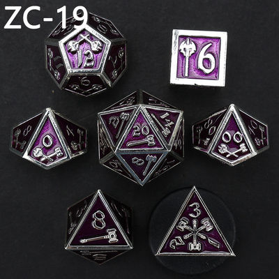 Set di dadi poliedrici personalizzabili gioco di ruolo gioco di dadi RPG Dungeon and Dragon gioco da tavolo