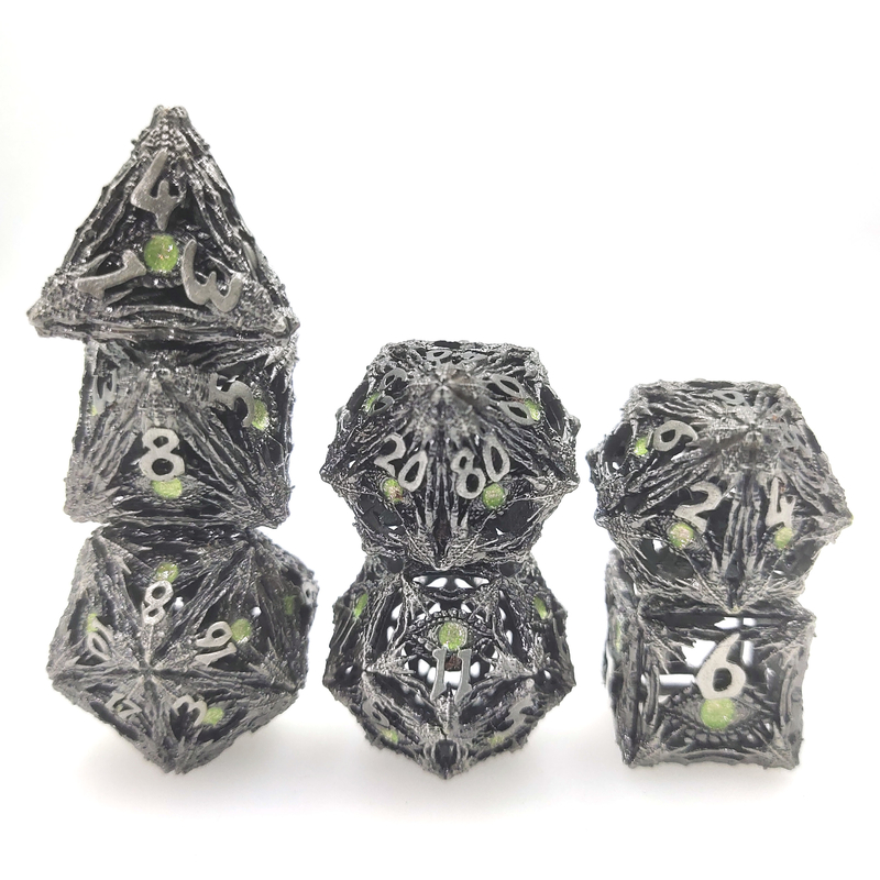 Dadi Resistente all'usura Bordo in resina portatile per Shadow Run Dungeons and Dragons RPG