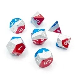 Setti di dadi da gioco DND poliedrico colorato
