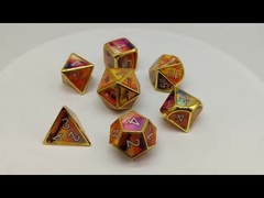 Mano che frantuma Mini Polyhedral Dice Set Sturdy multiuso per i regali
