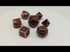 I dadi riempiti liquidi durevoli antiusura, RPG liquido impermeabile del centro tagliano